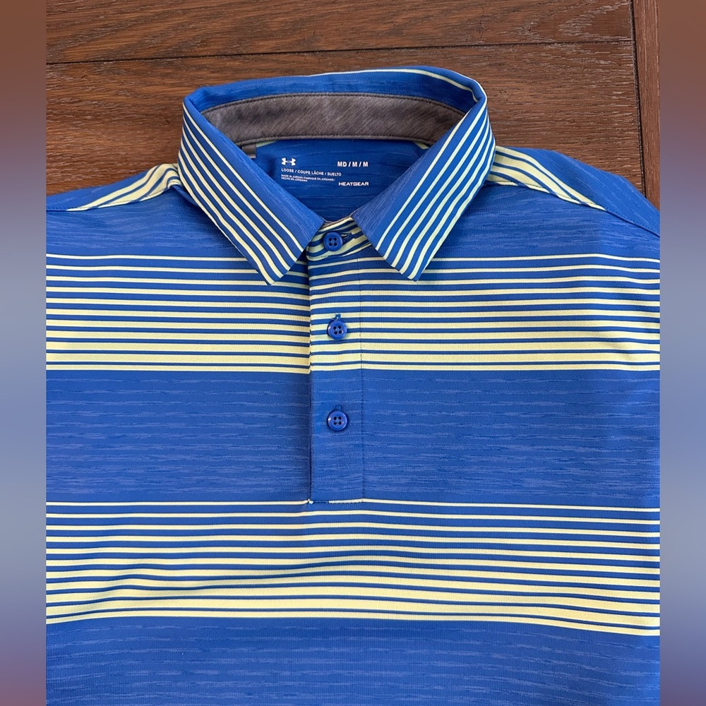 Under Armour‎ Short Sleeve Polo Shirt Size M Gently Worn